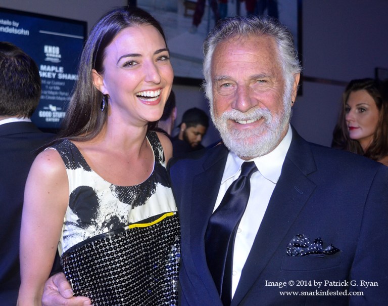 05/02/14 Kate Michael and Dos Equis' World Most Interesting Man, Jonathan Goldsmith at The Hill Newpaper's White House Correpondents' Weekend party at the Embassy of Canada on Friday night. Image © 2014 by Patrick G. Ryan www.snarkinfested.com (301) 775